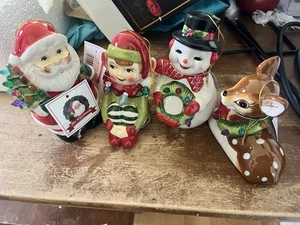 Mr Christmas Follow the Magic Set of 4 Light Up Nostalgic 5 inch Ornaments  - Picture 1 of 8