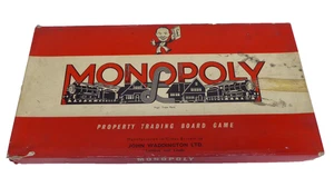 Vintage Monopoly Board Game John Waddington - Picture 1 of 12