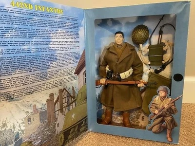 GI Joe 12” WWII 442nd Infantry Nisei Soldier 1998 Hasbro Action Figure (B) - Image 1 of 2