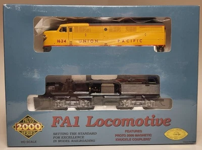 Proto 2000 FA1/FB1 A-B Set Union Pacific #1624/#1624B HO Scale – Factory Sealed - Image 1 of 4