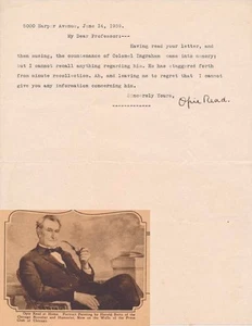 Opie LEER / Nota mecanografiada firmada - Imagen 1 de 1