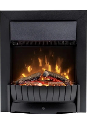 Dimplex Clement Inset Electric Fire 2kW Heat Output Black CMT20BL. UK Sale - Image 1 of 4