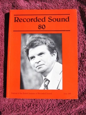 Emil Gilels Discography SOVIET PIANO BIRS RECORDED SOUND July Journal 1981 No 80 Foto 1 de 4