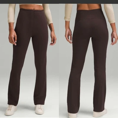 Lululemon Smooth Fit Pull-On High-Rise Pant Espresso Brown Size 6 $148 W5EGSS - Image 1 of 4