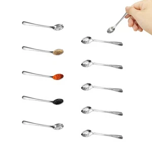10 Pcs Mini Spoons, Tiny Stainless Steel Spoons 2.87" for Salt Jars Spice Jar... - Picture 1 of 7