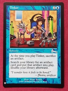 Magic The Gathering MYSTERY BOOSTER MB1 TINKER blue card MTG - Picture 1 of 2