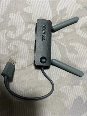 Microsoft Xbox 360 Wireless Network Adapter OEM Genuine, BLACK - READ - Image 1 of 2