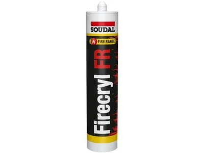 Sigillante acrilico resistente al fuoco Soudal Firecryl FR bianco 310ml