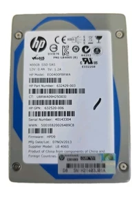 HP SSD SAS 2,5" 400GB 6Gbps Solid State Drive 632429-003 632520-006 - Bild 1 von 5