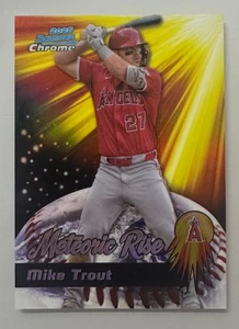 2025 Bowman Chrome Mike Trout Meteoric Rise #MR-2 Angels - Picture 1 of 2