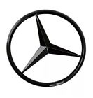 Mercedes Benz Glossy BLACK Badge Emblem Rear Logo Rear Boot A B C E S 90mm UK