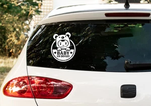 Baby On Board Funny JDM Drift Cute Car Van Window Vinyl Decal Car Sticker - Picture 1 of 2