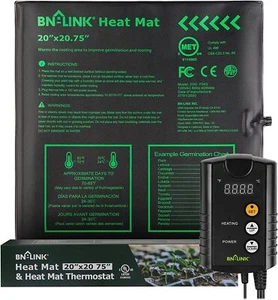 BN-LINK Durable Seedling Heat Mat 20x20.75 with Digital Thermostat Controller - Picture 1 of 7
