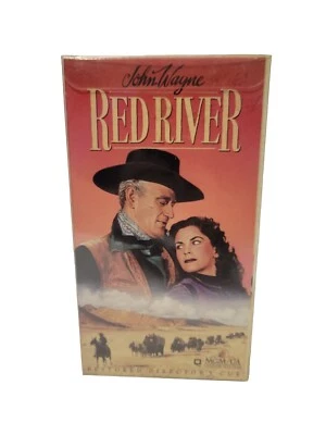 Red River VHS Tape John Wayne  Restored Directors Cut 1990 MGM Western Video - Image 1 of 4