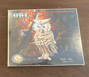 Kit Costruzione Gufo Woodcraft Legno Modello 3D E038 - NUOVO/SIGILLATO - Foto 1 di 6