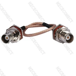 BNC mamparo hembra a TNC hembra cable Pigtail RG316 30 cm para 3G/4G inalámbrico - Imagen 1 de 3