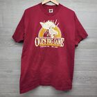 Vintage Fruit of the Loom Ole's Big Game Steakhouse Elch T-Shirt 2XL