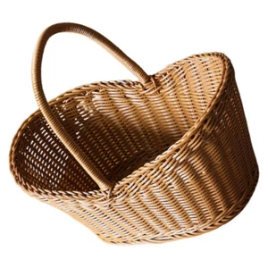 Woven Gift Basket Multi-function Storage Flower Arrangement Supply Shopping - Picture 1 of 12