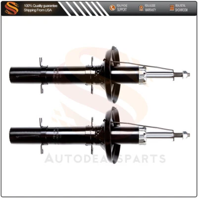 Front Pair Shocks Struts for 1998-2010 Volkswagen Beetle 1999-2005 Jetta Golf - Image 1 of 4