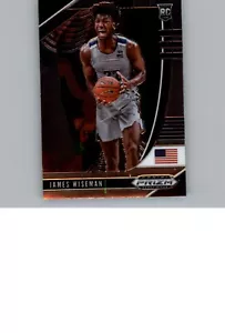 James Wiseman Prizm Rookie Card #2 Memphis RC Warriors 2020 Panini Prizm Menge - Bild 1 von 1
