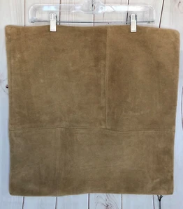 West Elm Golden Oak Kissenbezug aus Wildleder - Bild 1 von 6