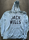 Hoodie Jacket Sweatshirt Top Jack Wills Light Blue Size Medium Chest 44"