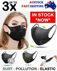 Washable Face Mask Mouth Masks Protective Reusable Cover Adult Unisex Outdoor  - Picture 1 of 6