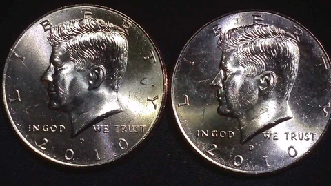 2010 P&D Kennedy Half Dollar (2 Coin Lot) Cover