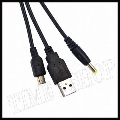 1M USB Data Charging Charger Cable 2 In 1 For PSP 1000 2000 3000 SLIM |UK • 3.03£