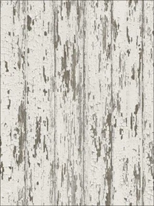 Distressed Peeling Paint Wood on Unpasted Wallpaper IR51606 - Picture 1 of 1