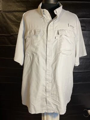 Men’s RealTree Fishing Shirt 2xl grey - Image 1 of 4