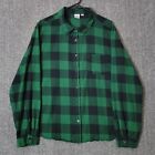 Betty Boop Shirt Womens XXL Green Black Flannel Buffalo Plaid Check Long Sleeve Only $18.94 on eBay