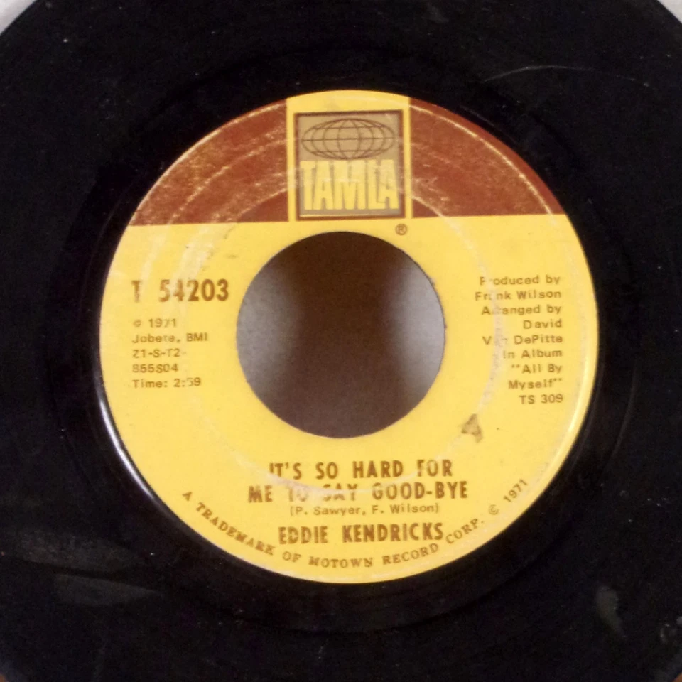 Eddie Kendricks This Used to be the Home of Johnnie Mae 45 7" Tamla Soul R&B VG- Foto 1 de 1