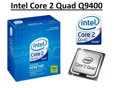 Intel Core 2 Quad Q9400 SLB6B Quad Core Processor 2.66GHz,Socket LGA775, 95W CPU - Image 1 of 4