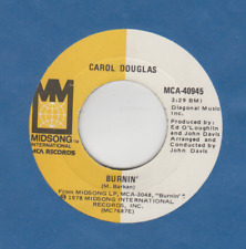 45 RPM - 7'' - CAROL DOUGLAS / BURNIN - LET'S GET DOWN TO DOIN' TONIGHT
