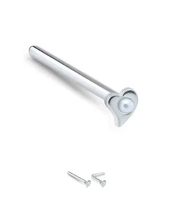 316L Surgical Steel Nose Ring Straight Stud LBend Heart Pearl 20 Gauge 20G - Picture 1 of 1