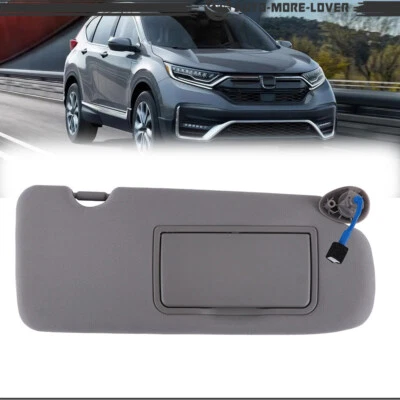 Parasol gris con luces de espejo para Honda CR-V 2017-22 pasajero derecho Foto 1 de 4