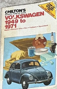 CHILTON'S REPAIR AND TUNE-UP GUIDE VOLKSWAGEN 1949 TO 1971--5796 - Picture 1 of 4