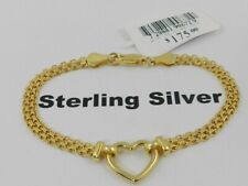 Giani Bernini Polished Heart Bismark Chain Necklace Bracelet