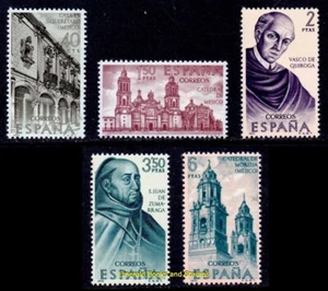 EBS Spain 1970 - Explorers of America (XI) - Mexico - Michel 1889-1893 - MNH** - Picture 1 of 6