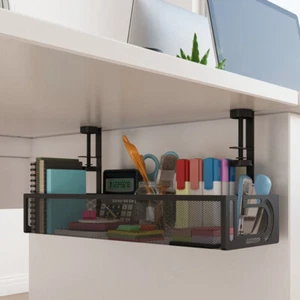 Support De Stockage Bandes Bureau Sous Le Plateau Organisateur Câble Table - Afbeelding 1 van 12