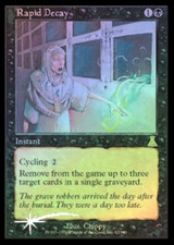 MTG X1: Rapid Decay *FOIL*, Urza's Destiny, R, Moderate Play