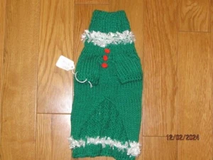 Handgestrickter Unisex Weihnachten Hundepullover Gr. S 50% RABATT! - Bild 1 von 2