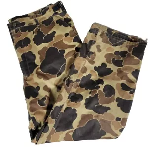 Columbia Sportswear Pants Gore-Tex Duck Camo double knee Hunting XLarge vintage - Picture 1 of 14
