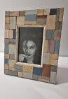 Handmade Photo Frame Wood Mosaic  4x6 Inches