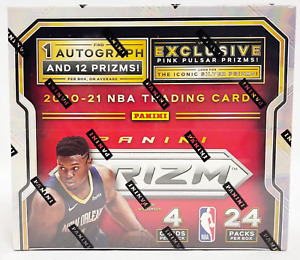 2020-21 Panini Prizm Basketball Retail Box Factory Sealed 24 Packs 1 Auto LaMelo