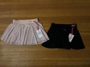 Lot of 2 Justice Pink & Black Ballet Skirt Size:12/14 NEW/NWT - Picture 1 of 7