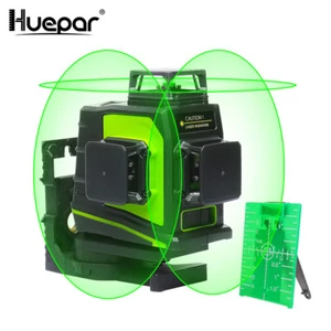 Laser level green beam 12 Lines 3D Cross Line Laser Self Leveling Measure Tool - Picture 1 of 8