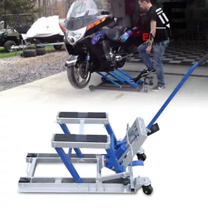 Motorradheber Hydraulische Motorradhebebühne ATV Hebebühne Montagebock bis 680kg - Bild 1 von 11