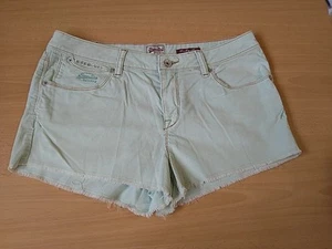 Vintage Superdry Pale Ice Blue Tomboy Cord Shorts Size 30"Waist - Picture 1 of 15